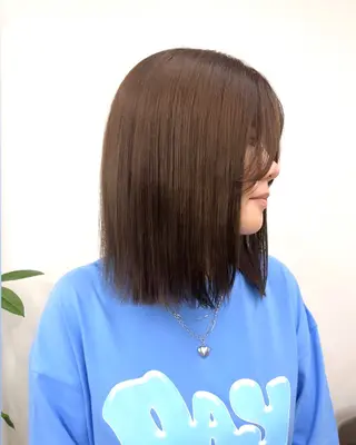 ミディアム カラー ヘアアレンジ HIROKO / 透明感暖色カラー🎀のヘアスタイル