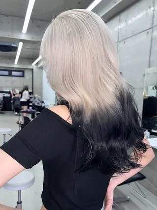 ロング 中道 晶のヘアスタイル