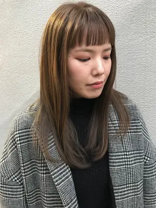 ロング さの あやねのヘアスタイル