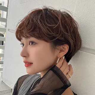 ショート パーマ ✨️今だけ無料✨️ 鶴田みなみのヘアスタイル