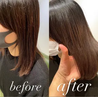 ミディアム カラー 過去一の柔髪ヘア 🌿einshairのヘアスタイル