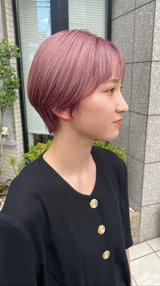 カラー 透明感カラー🫧 高田李胡のヘアスタイル