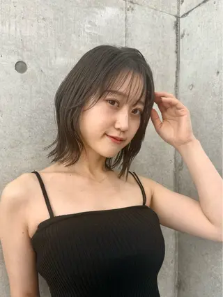 ミディアム 似合わせボブ🌟 艶髪特化💗村松優斗のヘアスタイル