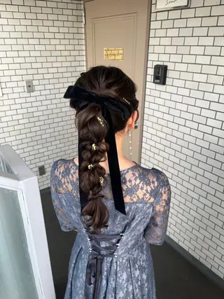 ヘアアレンジ 垢抜けヘアメイク🫧 JURI🪽のヘアスタイル