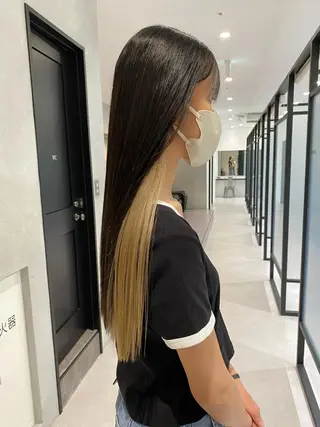 セミロング カラー 鈴木/ニュアンス パーマ/メンズのヘアスタイル