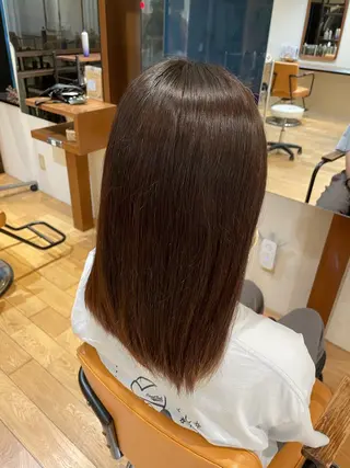 ミディアム カラー Ore／Himeka 🌷レディースのヘアスタイル