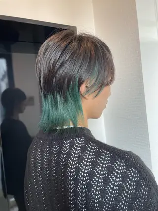 ショート カラー メンズ YUI/ ブリーチカラー🌷のヘアスタイル