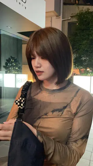 ショート 大島桃花 / 表参道 透明感カラーのヘアスタイル