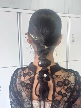 ヘアアレンジ ボブカット/アレンジ /さきのヘアスタイル