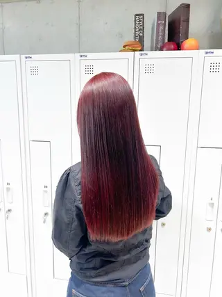 ロング カラー 🤡暖色レイヤー 🤡みさきのヘアスタイル
