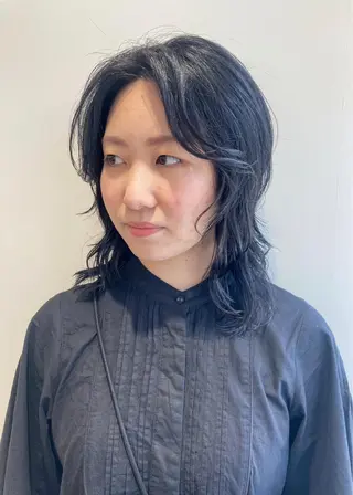 ミディアム 大阪ヴィーガンサロン KANAKOのヘアスタイル