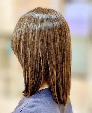 ミディアム カラー 山本 ミカ /EARTH盛岡南のヘアスタイル