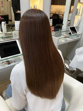 ロング タカギ/艶髪カラー /髪質改善/縮毛矯正のヘアスタイル