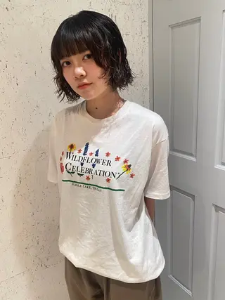 ショート カラー パーマ mai / linoah˚✧のヘアスタイル