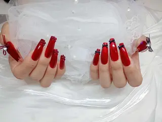 ネイル MoriseNail Jr研修💜はるかのネイルデザイン