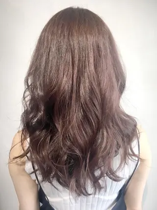 セミロング カラー hairsalon Linkのヘアスタイル