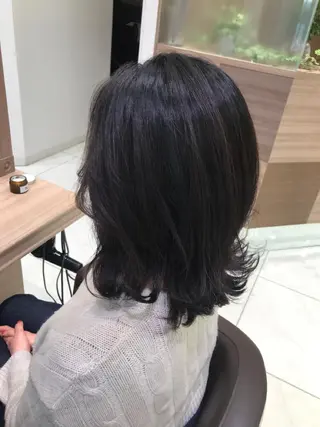 ミディアム ヘアアレンジ ヘアセット/メンズ パーマChihoのヘアスタイル