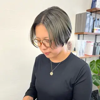 ショート カラー 初めてのショート お任せください✂️のヘアスタイル