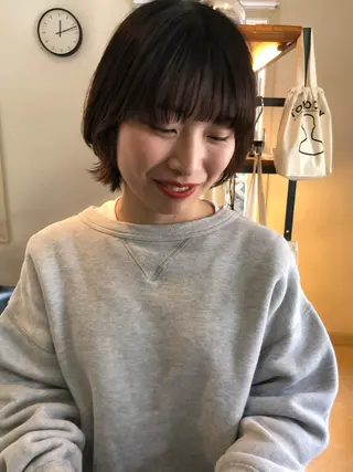 ショート NOUN所属・eri kinjoのヘアスタイル