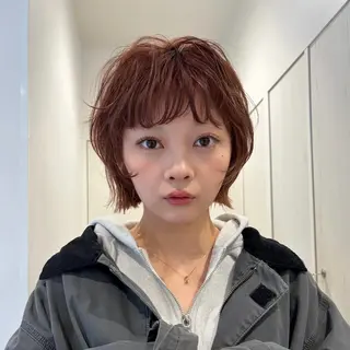 ショート 🎀Wカラー/ピンク /ベージュ🎀ゆらのヘアスタイル