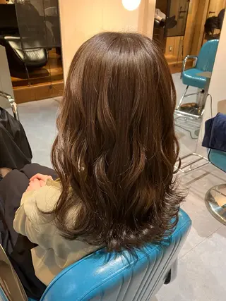 ロング カラー 髪質改善/艶髪/矯正 ヘアアレンジ/西梅田のヘアスタイル