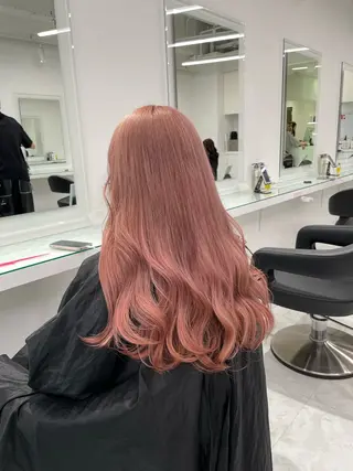 ロング カラー ヘアアレンジ ハイトーン艶カラー 🤍ゆうひのヘアスタイル