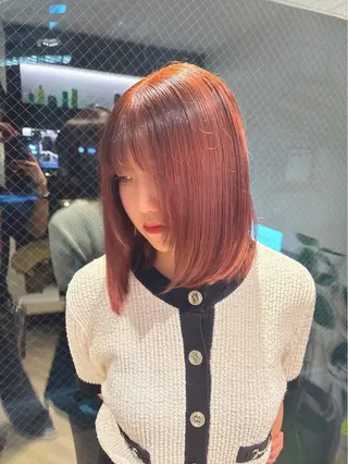 ミディアム カラー 山本 瑠虎のヘアスタイル