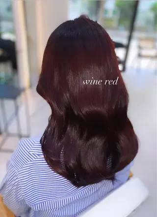 ミディアム カラー 艶髪・透明感カラー・ 韓国ヘア・Yuriのヘアスタイル