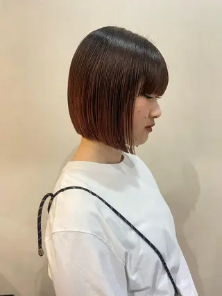 ショート ヘアアレンジ ボブ/透明感カラー 🧸YUI❤️のヘアスタイル