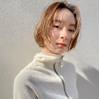 ショート カラー 坂本 裕介/パーマのヘアスタイル