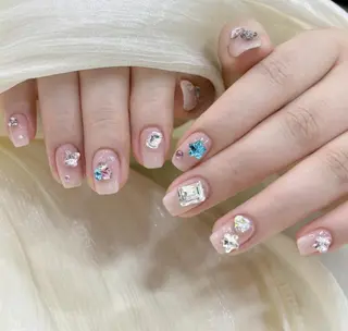 ネイル By moonネイル 🌷ワンホン/韓国風のネイルデザイン