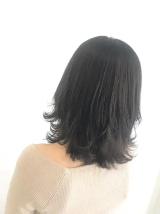 セミロング カラー Rayt hair レイトヘアーのヘアスタイル