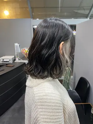 ミディアム 平田 広大のヘアスタイル