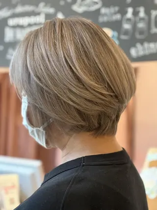 ショート カラー 艶髪☆外国人風カラー ハイトーン多田修弥のヘアスタイル