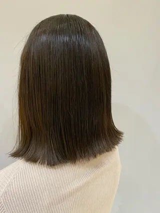 ミディアム カラー 大人可愛い♡コテ巻き パーマ🌼杉田 萌恵のヘアスタイル