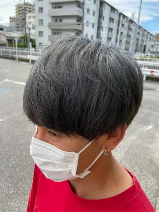 ショート カラー メンズ 大坪 拓斗のヘアスタイル