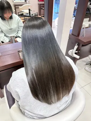ロング カラー EARTH長岡店🩵 石原莉穂のヘアスタイル