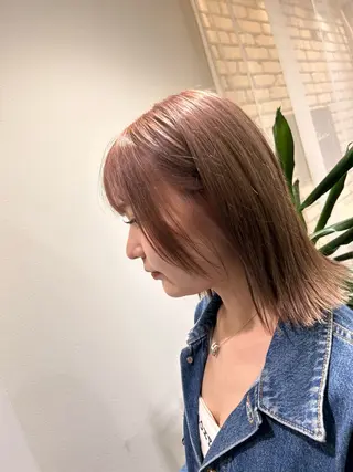 ミディアム 🤎オリーブカラー× パーマ特化💫森口のヘアスタイル