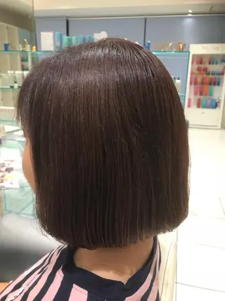 ミディアム カラー パーマ ヘアアレンジ メンズ キッズ ネイル マツエク・マツパ EnBlesS西宮 マンツーマン神道有基のヘアスタイル