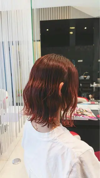 ミディアム カラー ヘアアレンジ 大塚 貴之のヘアスタイル