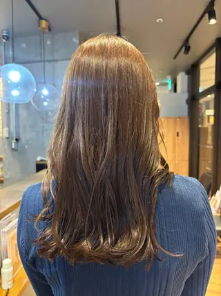 ロング カラー 🎀ワンレンボブ🎀 ワンカラー　あゆみのヘアスタイル