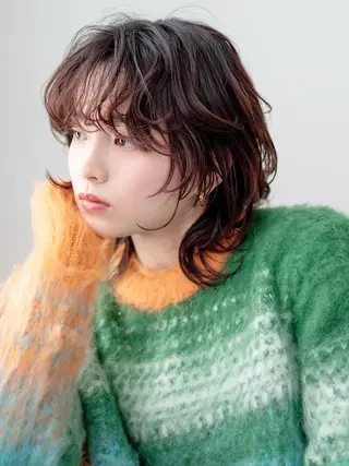 セミロング カラー 銀座《髪質改善》 垢抜け✨布施拓也のヘアスタイル
