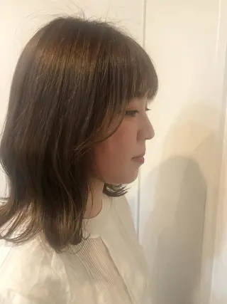 ミディアム カラー 🍒【Lib】 AIRI　🍒のヘアスタイル