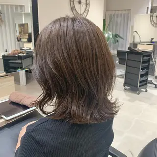 ミディアム カラー 髪質改善専門店 Lucasのヘアスタイル