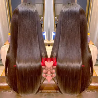 ロング 比嘉 翼のヘアスタイル