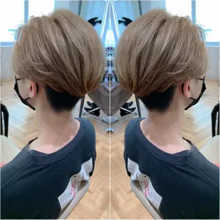 ショート カラー メンズ 韓国hair🦋 Nanaのヘアスタイル