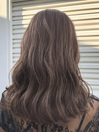 ロング カラー 遠藤 眞実のヘアスタイル