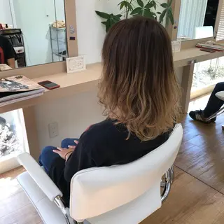 セミロング 見原   一秀のヘアスタイル