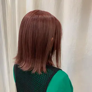 ミディアム まろやかカラー🤎 みなとまほのヘアスタイル