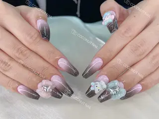 ネイル 神田 ココナッツのネイルデザイン